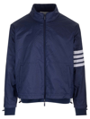 Thom Browne 4-bar Stripe Ripstop Jacket In Navy