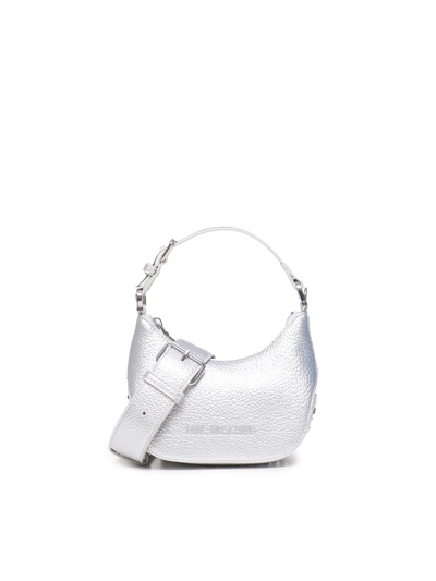 Love Moschino Bag With Logo In Silver