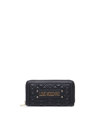 Love Moschino Bicolor Polyethylene Wallet In Black