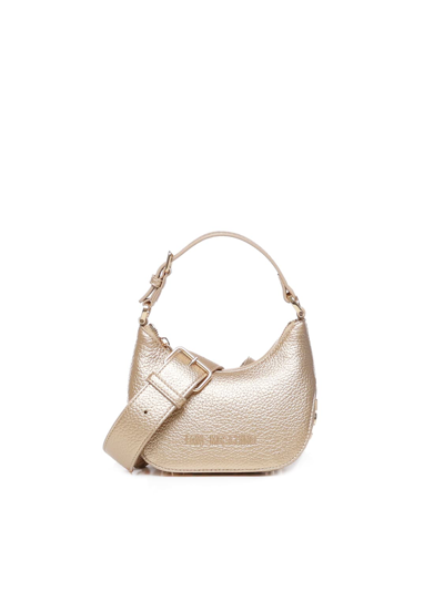 Love Moschino Bag With Logo In Gold