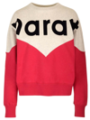 Isabel Marant Étoile Houston Logo Printed Crewneck Sweatshirt In Multicolor