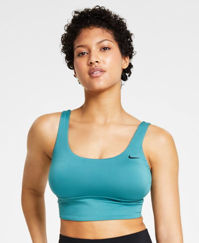 Nike Essential Scoop-neck Bikini Top In Bicoastal