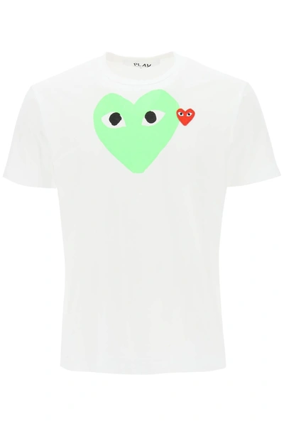 Comme Des Garçons Play T-shirt Comme Des Garcons Play Men In Green