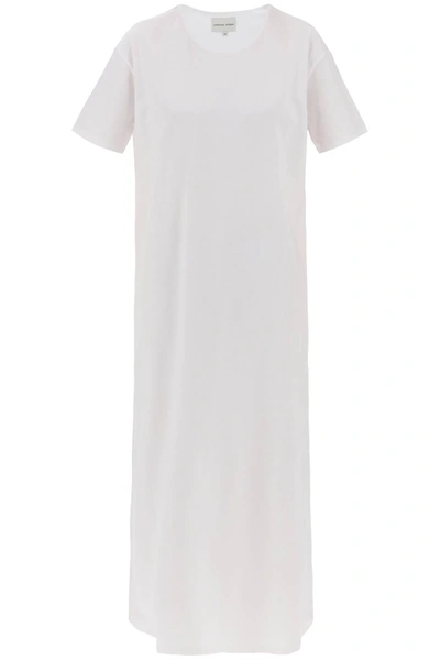 Loulou Studio Arue Pima Cotton-jersey Midi Dress In White