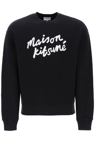 MAISON KITSUNÉ MAISON KITSUNE CREWNECK SWEATSHIRT WITH LOGO