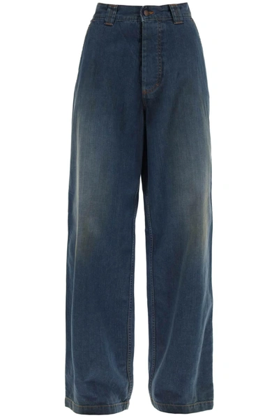 Maison Margiela "american Wash Denim Jeans In Classic In Blue