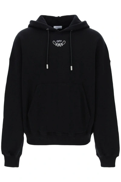 Off-white Bandana Arrow Skate Crewneck Sweatshirt In Black