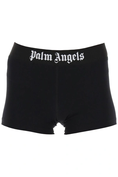 PALM ANGELS PALM ANGELS SPORTY SHORTS WITH BRANDED STRIPE