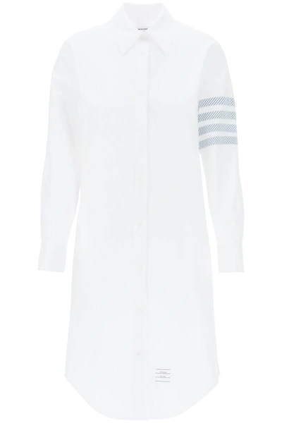 Thom Browne Rel Chemisier Dress In White
