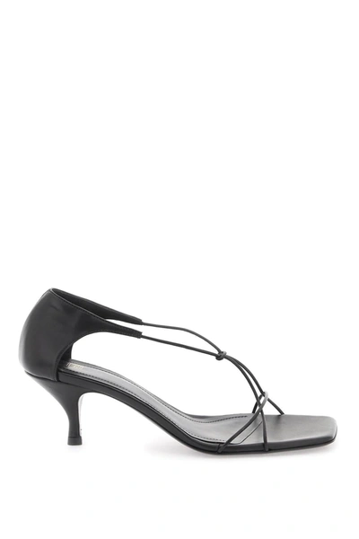 Totême Toteme Woman Sandals Black Size 8 Leather