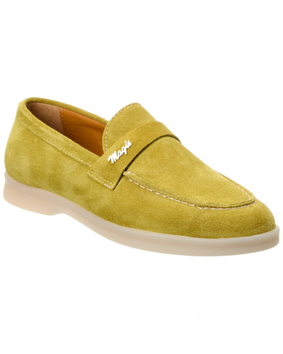 M By Bruno Magli Priscilla Suede Loafer In Yellow