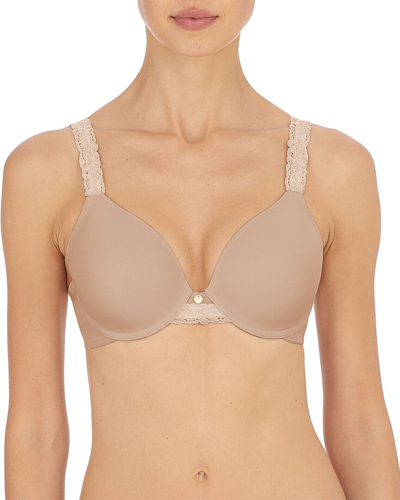 Natori Body Doubles Lace Trim Full Fit Contour Bra In White