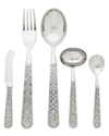 Ricci Argentieri Labrinto 18/10 Stainless Steel 5pc Hostess Set