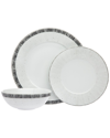 RICCI ARGENTIERI RICCI ARGENTIERI PAYTON 3PC PORCELAIN DINNERWARE PLACE SET