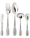 RICCI ARGENTIERI RICCI ARGENTIERI VILLA D'ESTE 18/10 STAINLESS STEEL 5PC HOSTESS SET