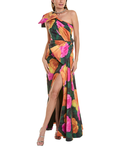 Rachel Gilbert Fauve Gown In Multi