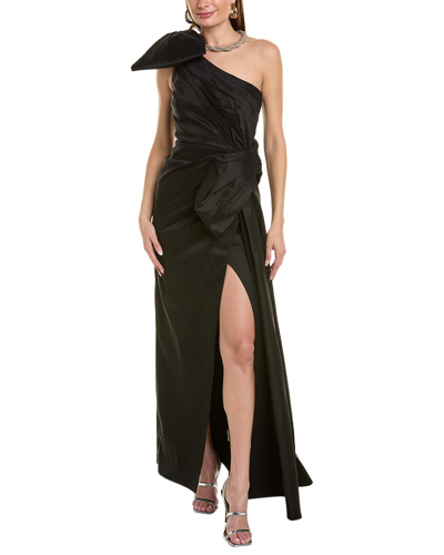 Rachel Gilbert Fauve Gown In Black