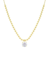 MEIRA T MEIRA T 14K 1.01 CT. TW. DIAMOND BALL CHAIN NECKLACE