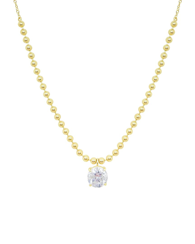 Meira T 14k 1.01 Ct. Tw. Diamond Ball Chain Necklace In Gold