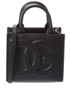 Dolce & Gabbana Daily Leather Small Tote In Black
