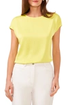 Halogen Dolman Sleeve Top In Lime Yellow