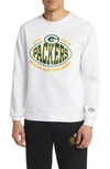 Hugo Boss Boss X Nfl Crewneck Sweatshirt In Green Bay Packers White
