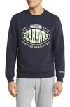Hugo Boss Boss X Nfl Crewneck Sweatshirt In Seattle Seahawks Dark Blue
