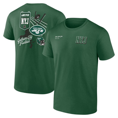 Fanatics Branded Green New York Jets Split Zone T-shirt