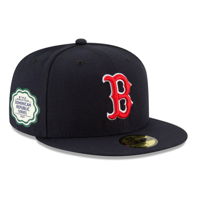 New Era Men's  Navy Boston Red Sox 2024 Mlb World Tour: Dominican Republic Series 59fifty Fitted Hat