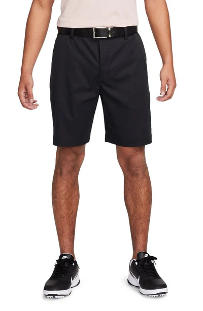 Nike Dri-fit 8-inch Water Repellent Chino Golf Shorts In Black