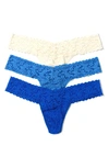 HANKY PANKY ASSORTED 3-PACK LOW RISE THONGS