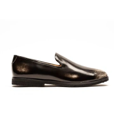 Tracey Neuls Loafer Spectator | Dual Leather In Black