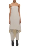 Helmut Lang Women's Wool Asymmetric Midi-dress In Sand