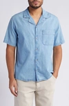 FRAME CHAMBRAY CAMP SHIRT