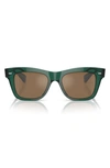 Oliver Peoples Ms. Oliver Acetate Square Sunglasses In Teal