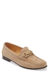 BRUNELLO CUCINELLI HORSE BIT SUEDE LOAFER