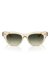 OLIVER PEOPLES AVELIN 52MM GRADIENT SQUARE SUNGLASSES