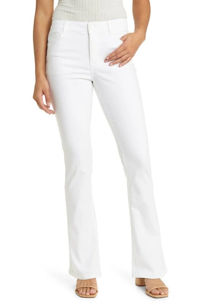 Wit & Wisdom Brittany 'ab'solution High Waist Bootcut Jeans In Optic White