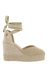 Castaã±er Chiara Wedge Espadrilles In Neutral