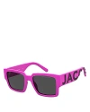 Marc Jacobs Square Sunglasses, 54mm In Pink/gray Solid