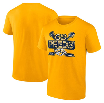 Fanatics Branded Gold Nashville Predators Local T-shirt