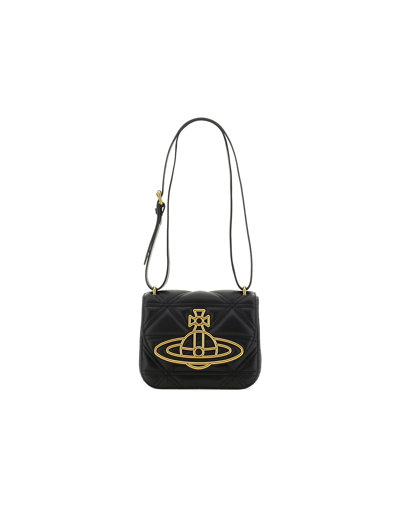 Vivienne Westwood Shoulder Bag In Black