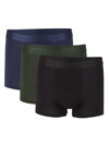 Cdlp Men's 3-pack Boxer Brief Set In Black Army Green Clay