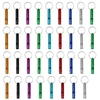 FRESH FAB FINDS 35PCS EMERGENCY WHISTLES EXTRA LOUD ALUMINUM ALLOY WHISTLE WITH KEY CHAIN RING FOR CAMPING HIKING HU