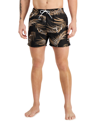 Hugo Boss Boss By  Men's Piranha Drawstring 5.3" Swim Trunks, Created For Macy's In Medium Beige