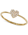 JAC + JO BY ANZIE DIAMOND HEART CLUSTER STACK RING (1/10 CT. T.W.) IN 14K GOLD