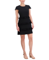 ELIZA J WOMEN'S RUFFLE-TIERED A-LINE DRESS