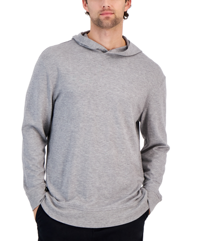 Alfani Men's Refined Hoodie, Created For Macy's In Harbor Grey