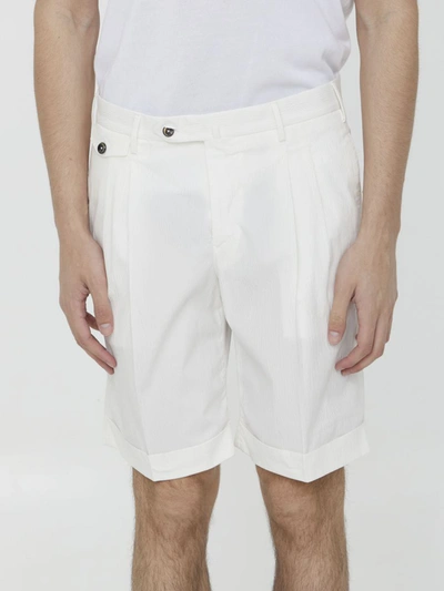 PT TORINO SEERSUCKER BERMUDA SHORTS