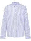 Isabel Marant Jasolo Striped Cotton Shirt In Blue